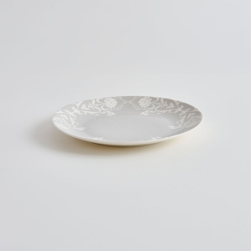 TIFFANY Set 4 farfurii desert, porțelan, D.20cm