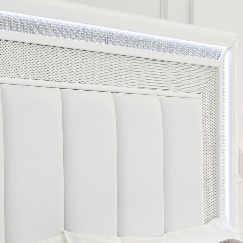 HOLLYWOOD Pat, sertare, somieră și LED incluse