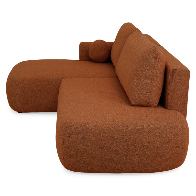 LAON Colțar extensibil, șezlong stânga/dreapta și ladă depozitare, stofă