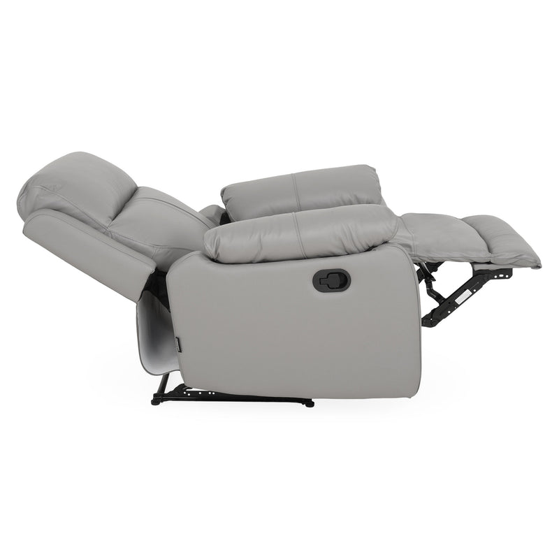 HUDSON Fotoliu, recliner manual, piele naturală