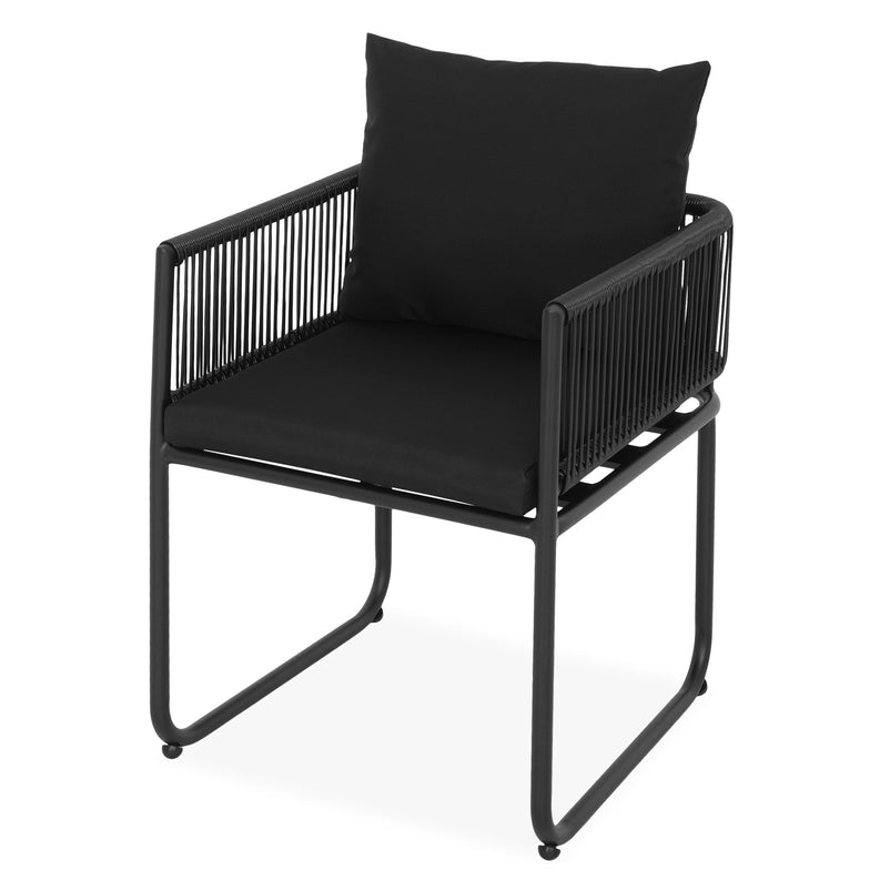 KARL Set mobilier terasă/grădină, 4 scaune și masă