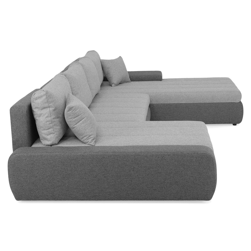 AURA Ansamblu colț extensibil stânga/dreapta, stofă