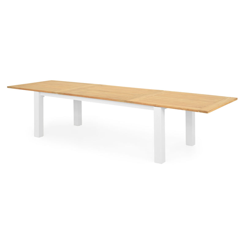 CLAY/TUSCANY Set mobilier terasă/grădină, 8 scaune și masă extensibilă