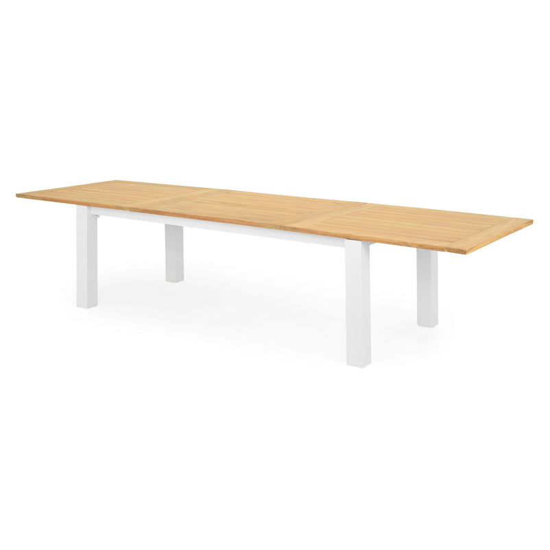 CLAY/TUSCANY Set mobilier terasă/grădină, 8 scaune și masă extensibilă