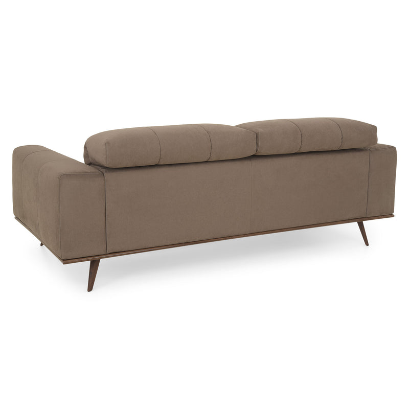 DENTON Canapea 3 locuri, mecanism tetiere, stofă