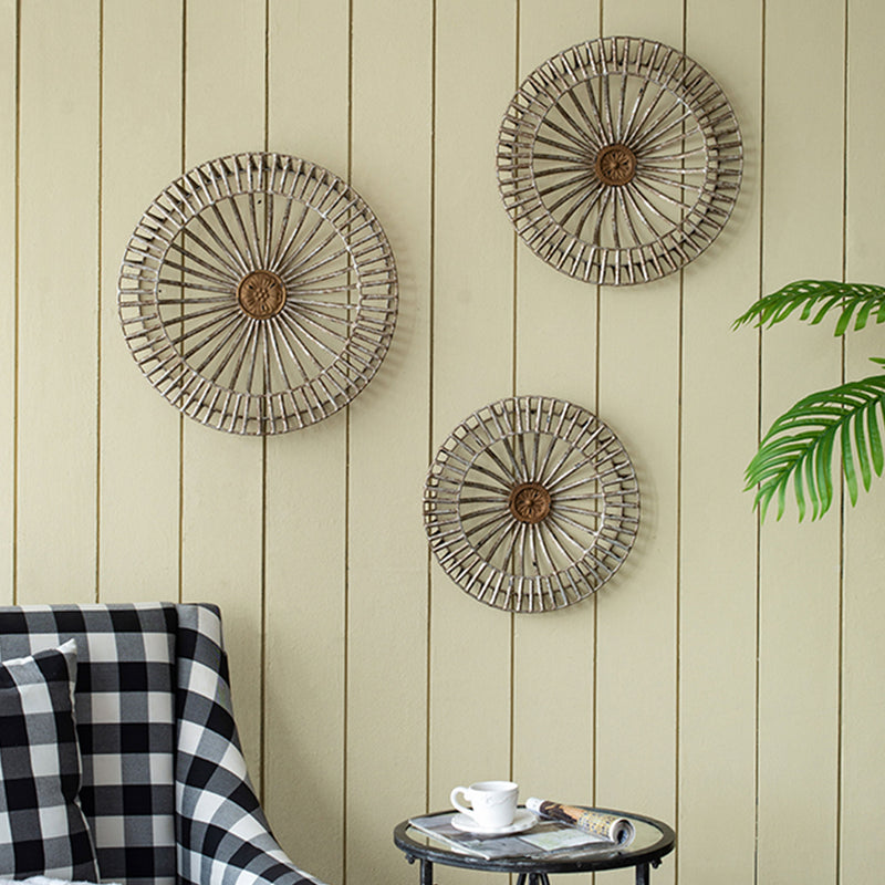 MEDALLION Set 3 decorațiuni perete