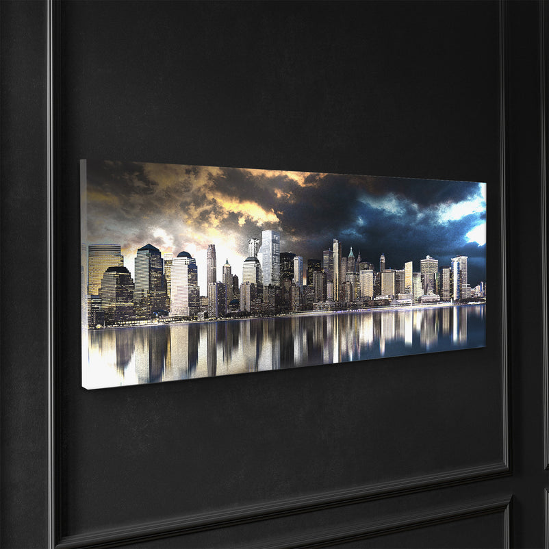 GOLD CITY Tablou canvas