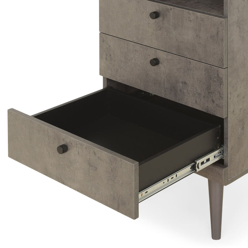 MATTIAS Etajeră 1 ușă, 3 sertar