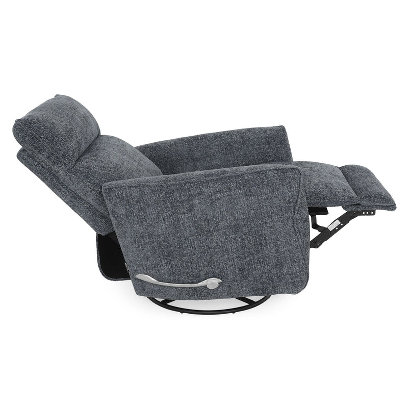 KERSEY Fotoliu rotativ, recliner manual, stofă