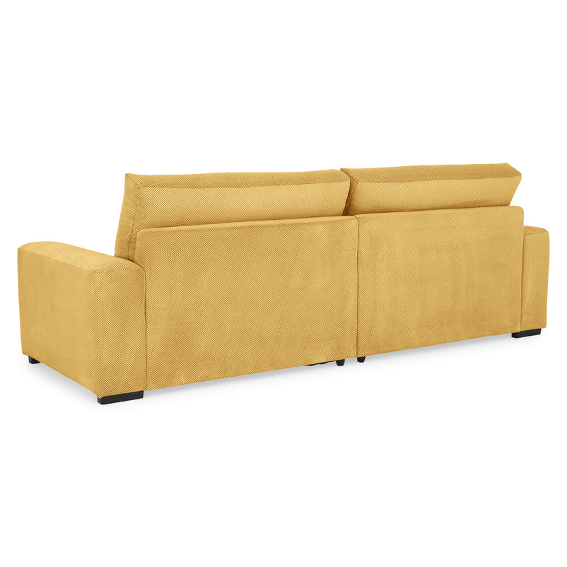 WIDE Canapea extensibilă, 4 locuri, stofă