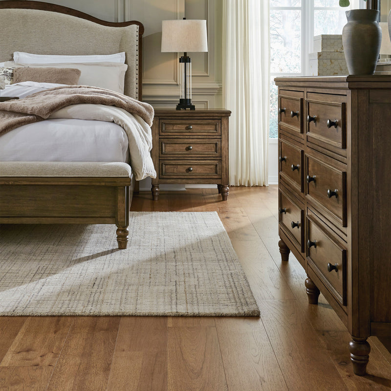 LAKEVIEW Comodă lată, 6 sertare