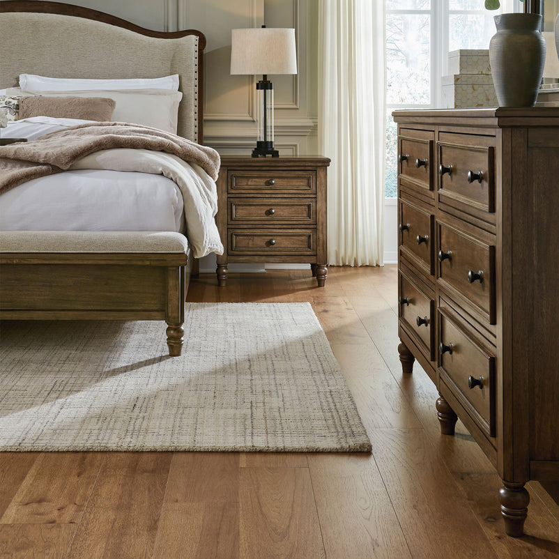 LAKEVIEW Comodă lată, 6 sertare