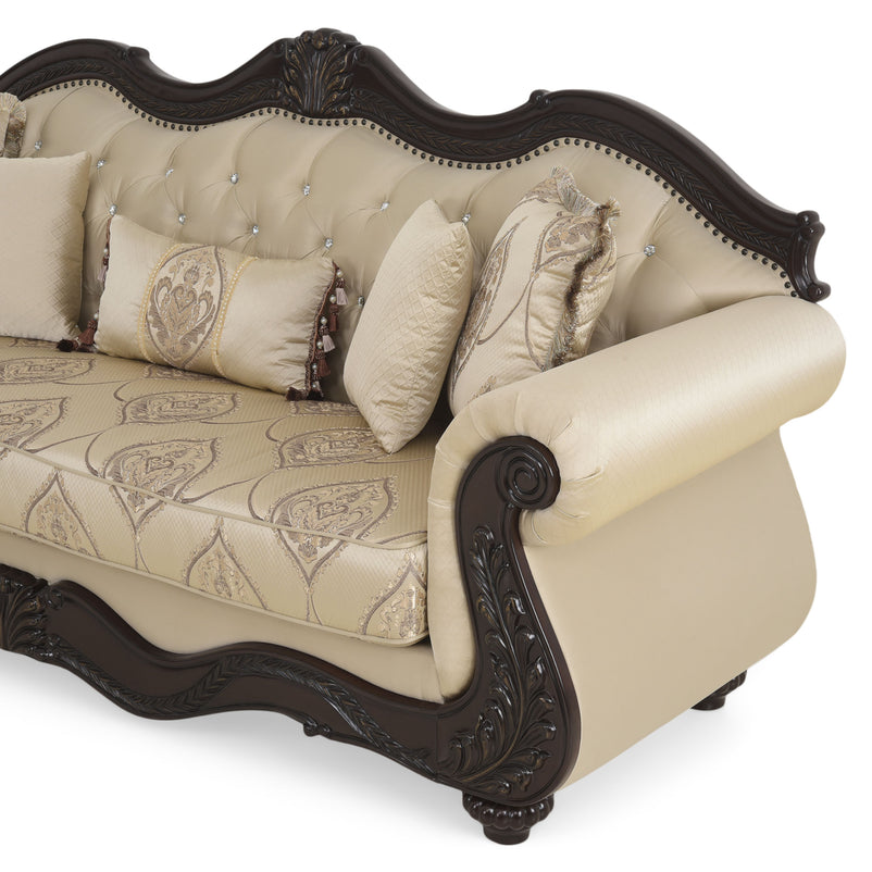 WINDSOR Canapea 3 locuri, 5 perne decorative incluse, stofă