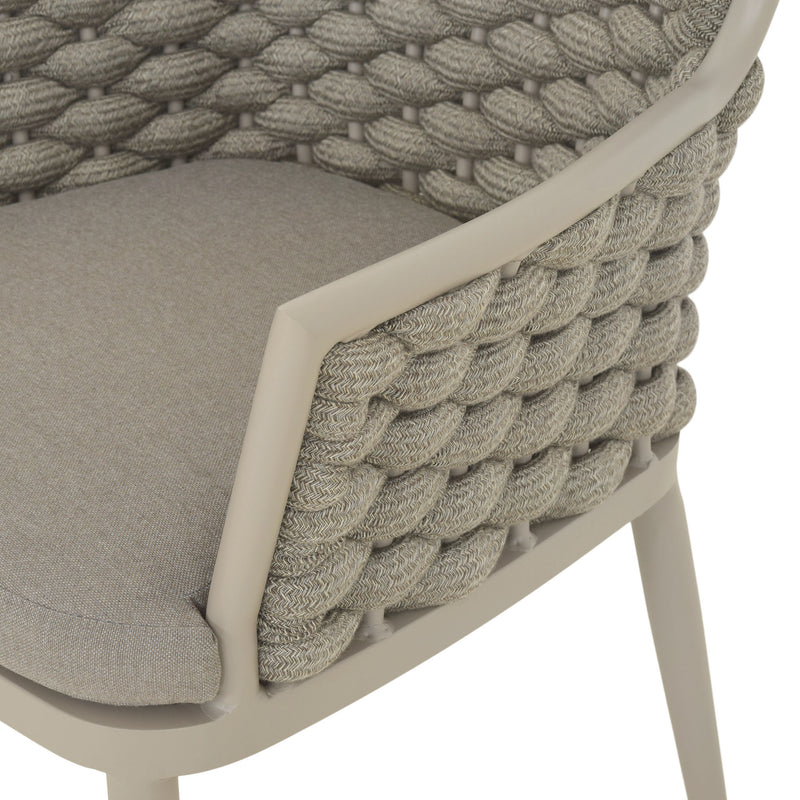 CALOOCAN Set mobilier terasă/grădină, 2 scaune