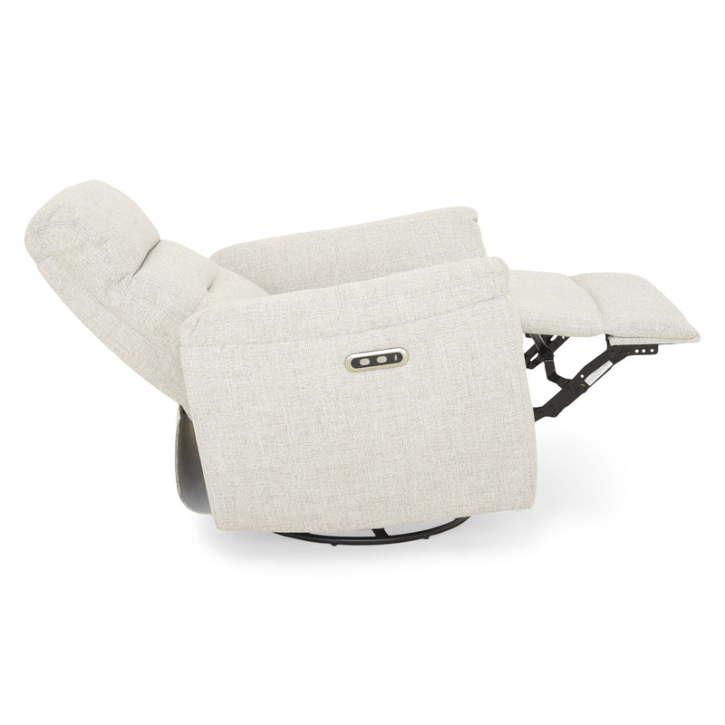 ROSELAND Fotoliu rotativ cu recliner electric și balans, stofă