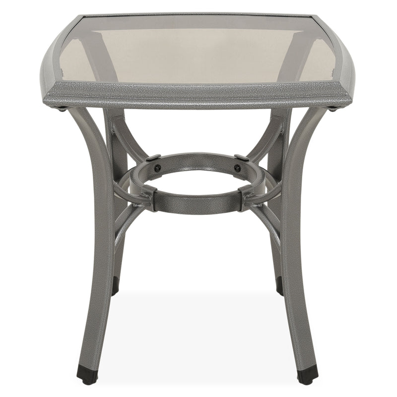 SOPHIA Set mobilier terasă/grădină, 2 șezlonguri și măsuță