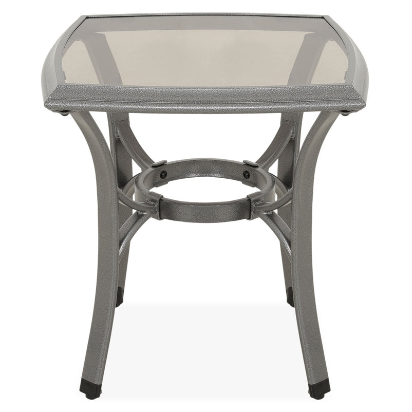 SOPHIA Set mobilier terasă/grădină, 2 șezlonguri și măsuță