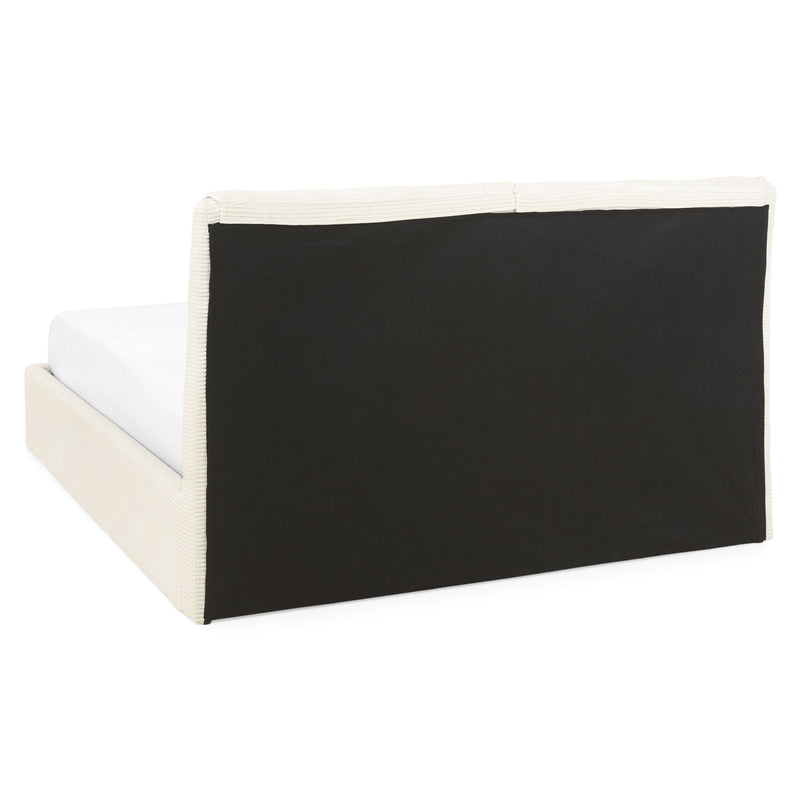 MAYVILLE Pat tapițat, 160x200cm, somieră rabatabilă și ladă depozitare incluse