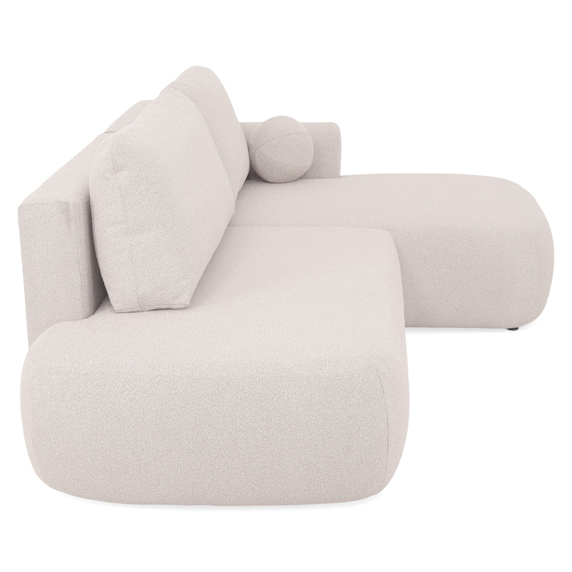 LAON Colțar extensibil, șezlong stânga/dreapta și ladă depozitare, stofă