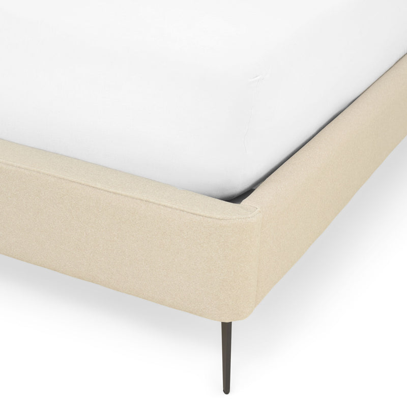 GENESEE Pat tapițat, 160x200cm, somieră inclusă