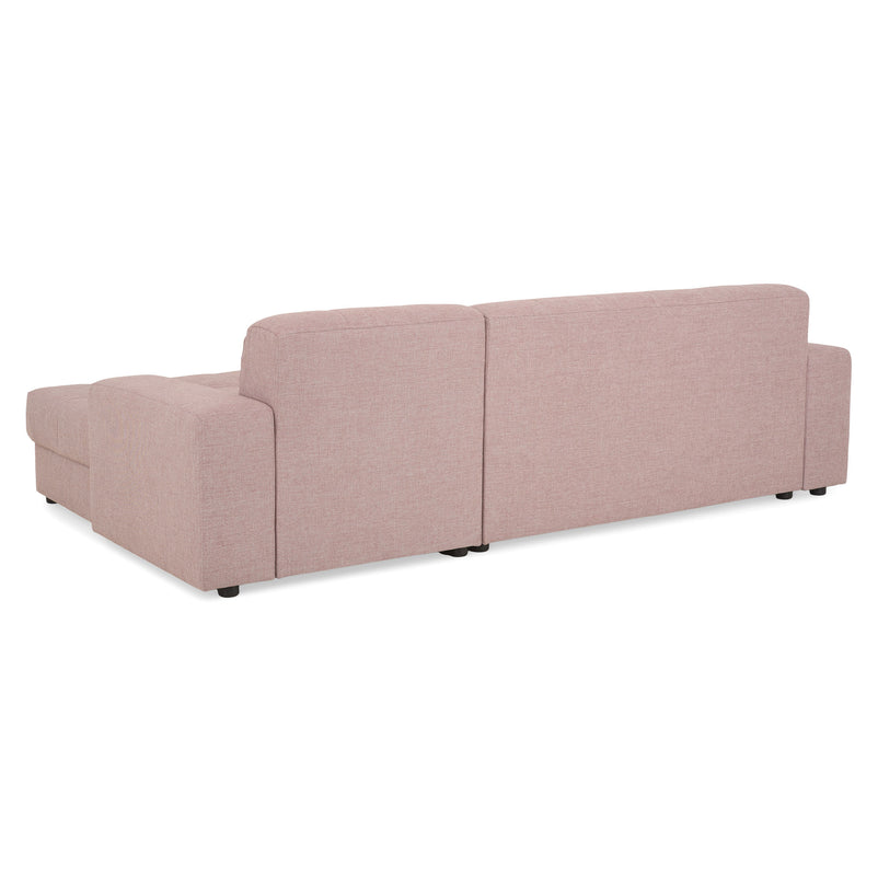 HAINES Colțar extensibil, șezlong stânga/dreapta, stofă