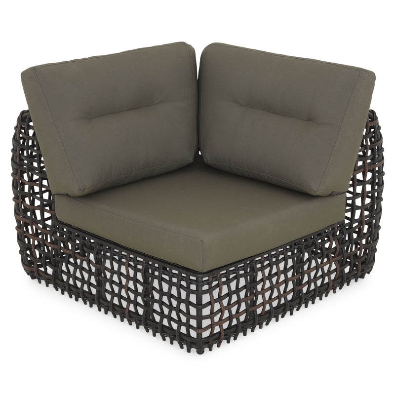 DINASTY Set mobilier terasă/grădină, colțar 5 piese și măsuță