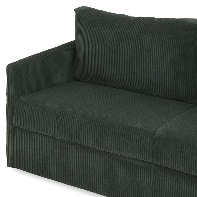 HALVER Canapea extensibilă, 3 locuri, stofă