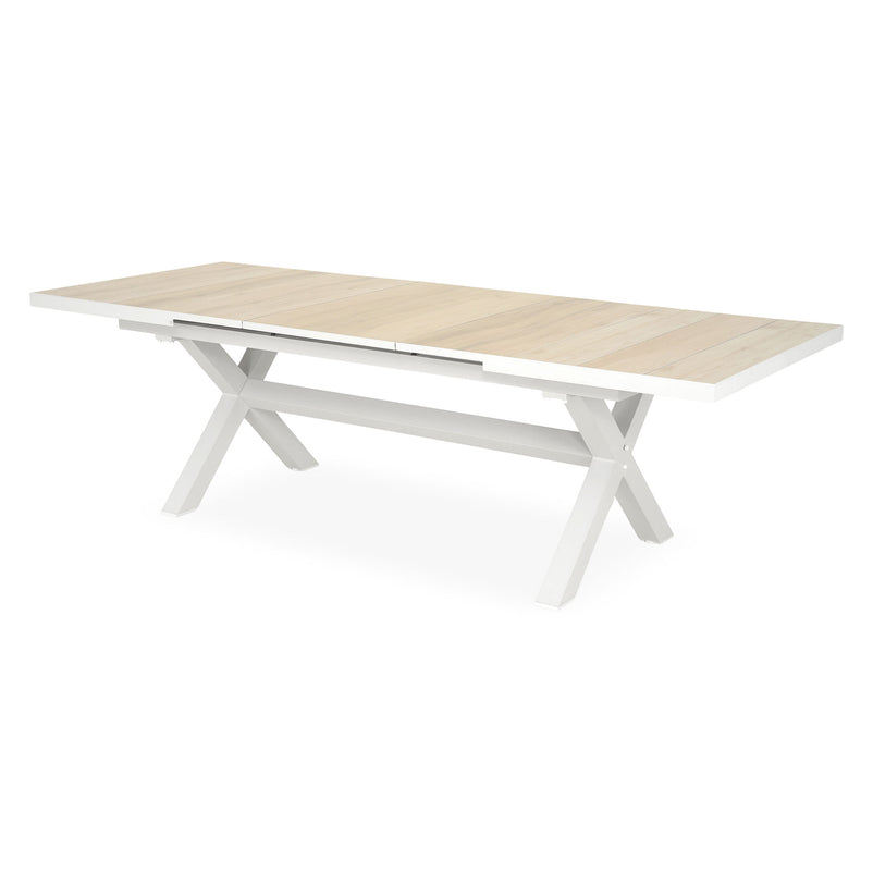 TUSCANY/SULTAN Set mobilier terasă/grădină, 8 scaune și masă extensibilă