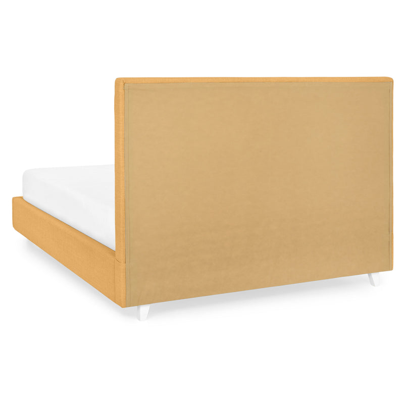 KOLLE Pat tapițat, 160x200cm, somieră și ladă depozitare incluse