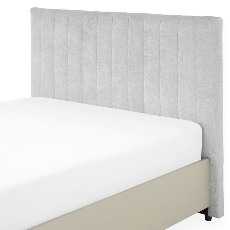 NORMAN Pat tapițat, 180x200cm, somieră și 2 sertare incluse