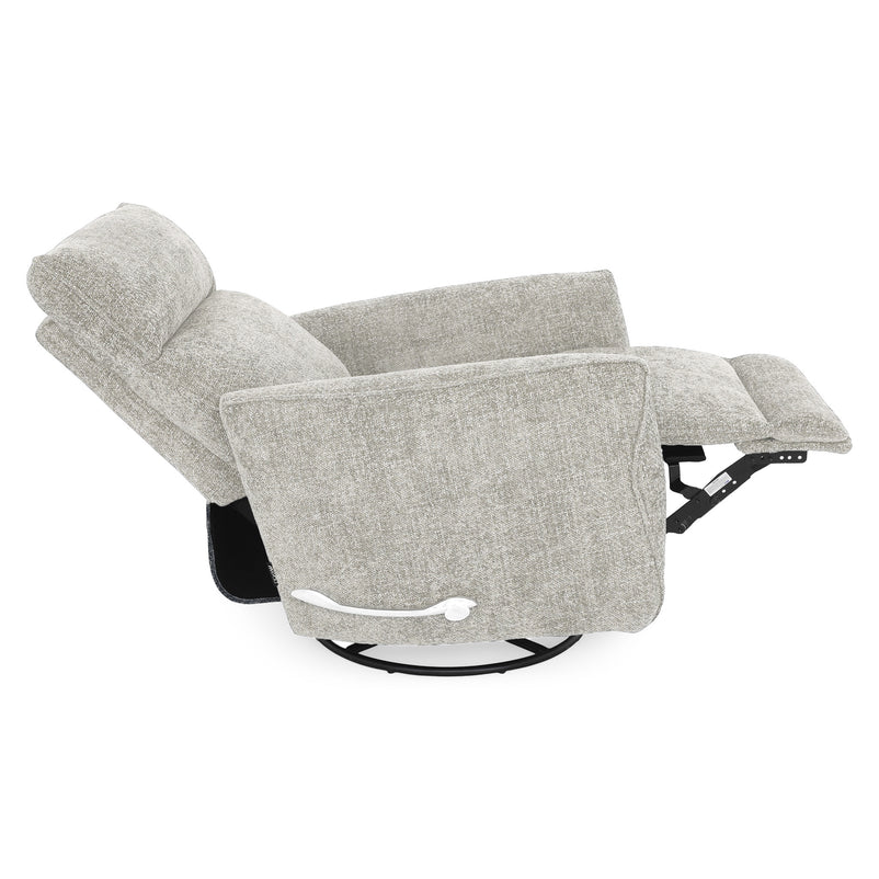 KERSEY Fotoliu rotativ, recliner manual, stofă