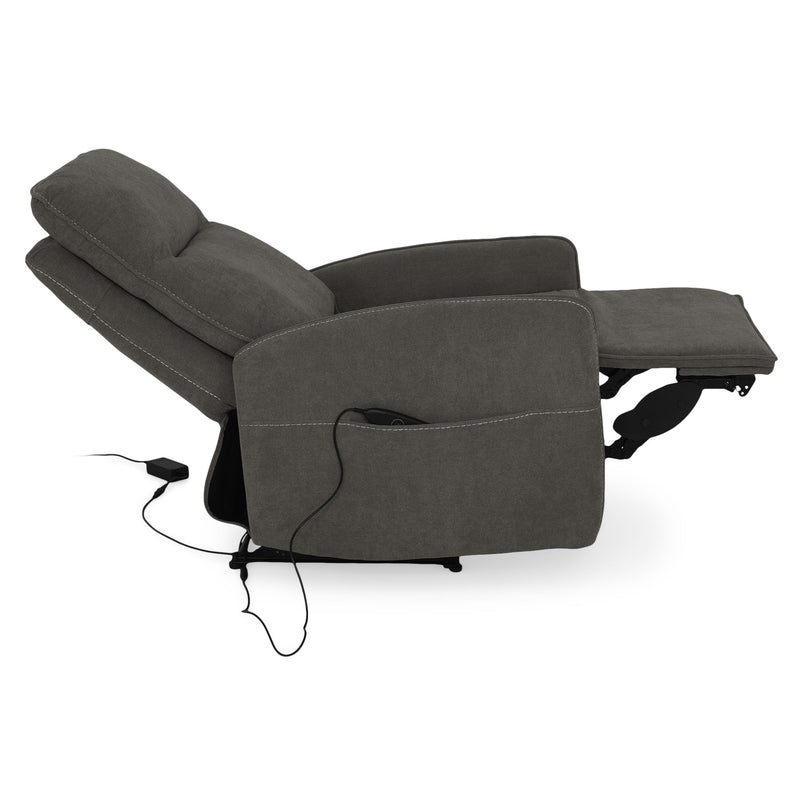 LONOKE Fotoliu, recliner și masaj, stofă