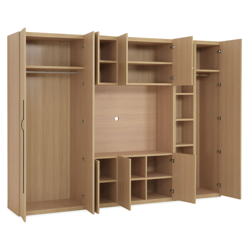 COMPACT Dressing 9 uși, spațiu TV