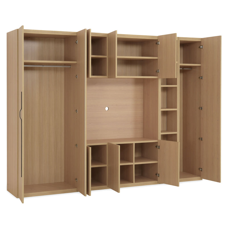 COMPACT Dressing 9 uși, spațiu TV