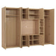 COMPACT Dressing 9 uși, spațiu TV
