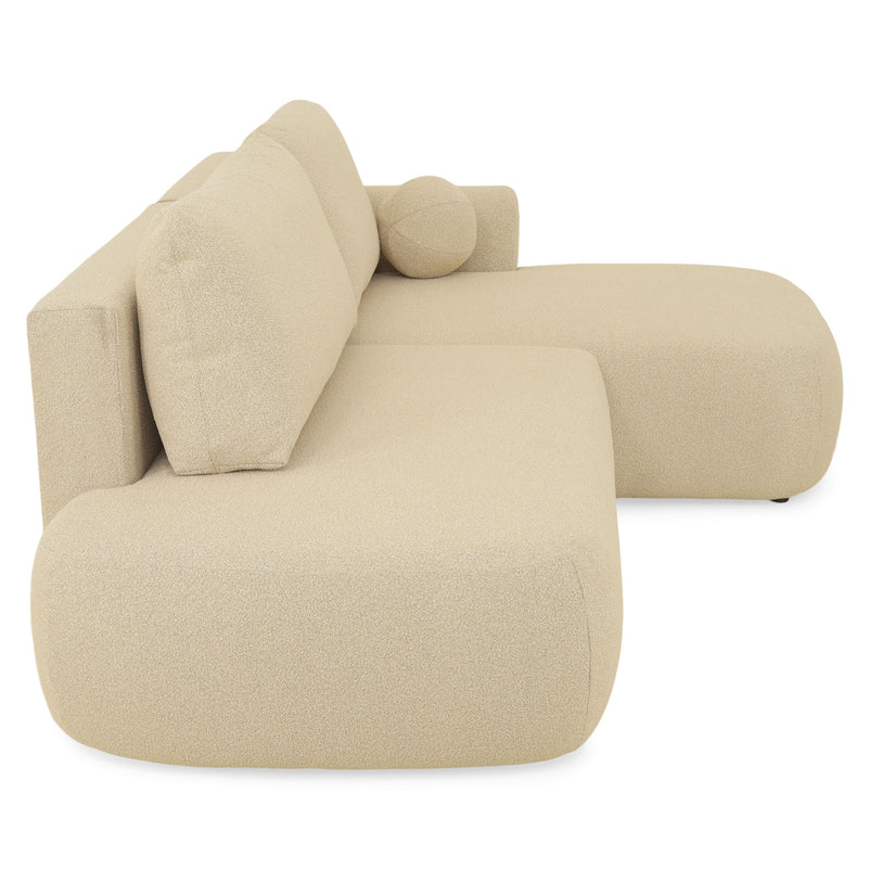 LAON Colțar extensibil, șezlong stânga/dreapta și ladă depozitare, stofă