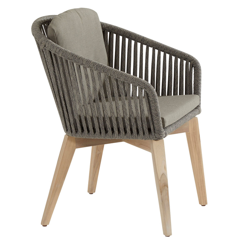 SANTANDER/LOUVRE Set mobilier terasă/grădină, 6 scaune și masă