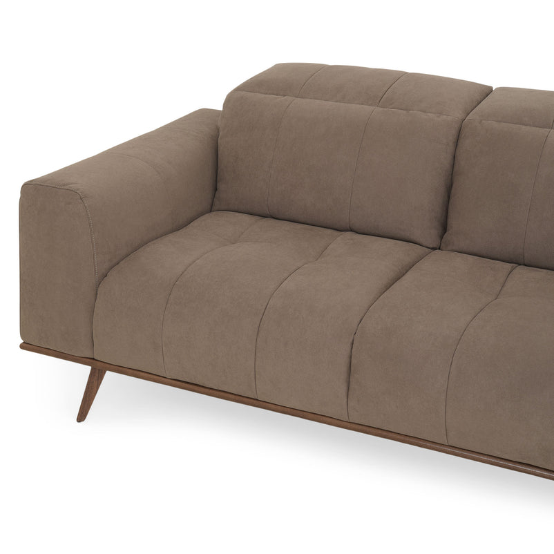 DENTON Canapea 2 locuri, mecanism tetiere, stofă