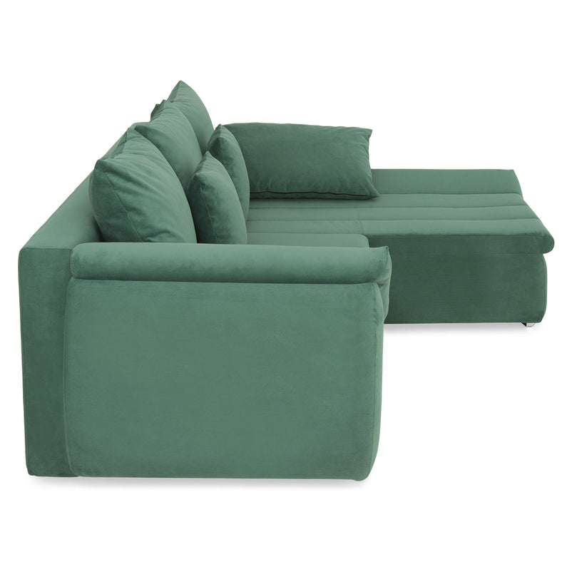 MINIDIAZ Canapea extensibilă, șezlong stânga/dreapta, stofă