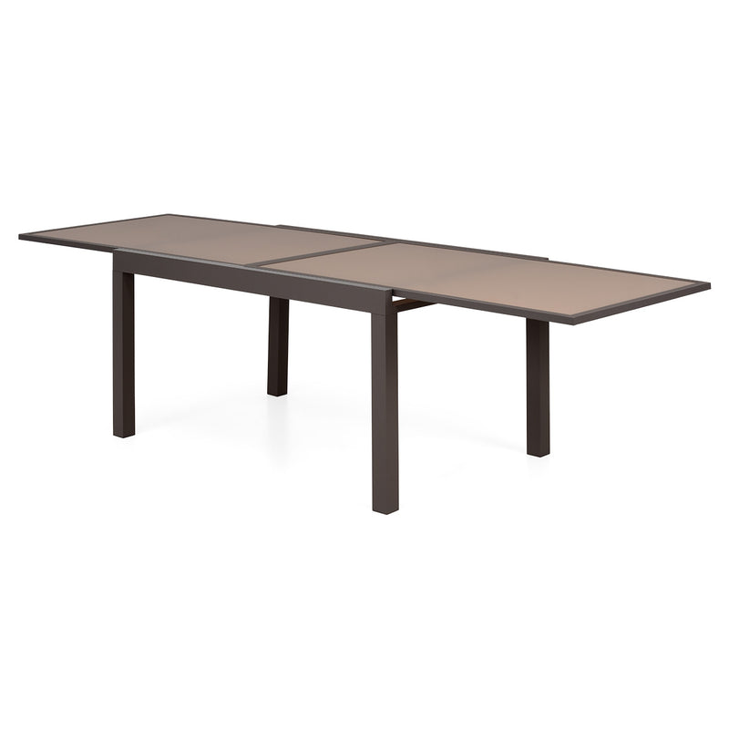 LUCCA Set mobilier terasă/grădină, 6 scaune și masă extensibilă