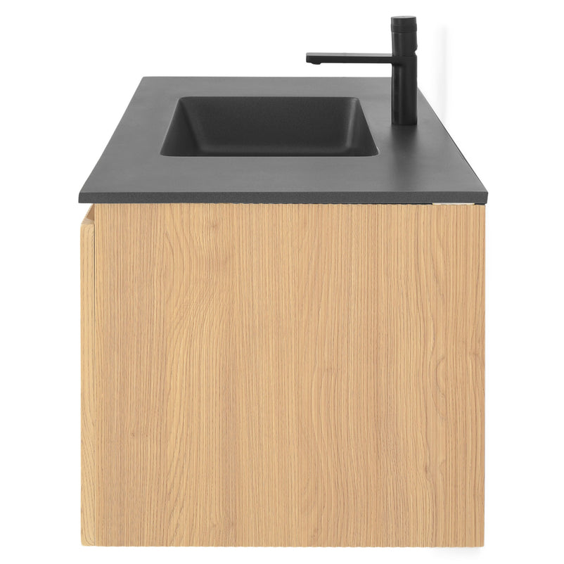 BRUNO Set mobilier baie, mască lavoar și lavoar