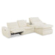 NEW JERSEY Colțar cu șezlong electric stânga/dreapta, 1 recliner electric, tetiere reglabile, USB, consolă depozitare, stofă
