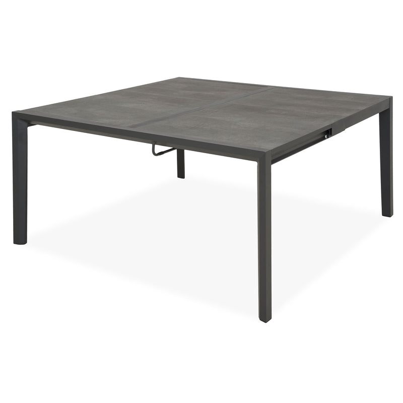 KARLSON/CLEVER Set mobilier terasă/grădină, 4 scaune și masă extensibilă