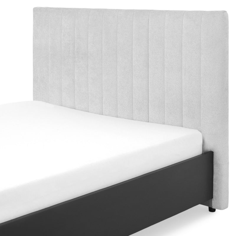 JACKSON Pat tapițat, 180x200cm, somieră și 2 sertare incluse