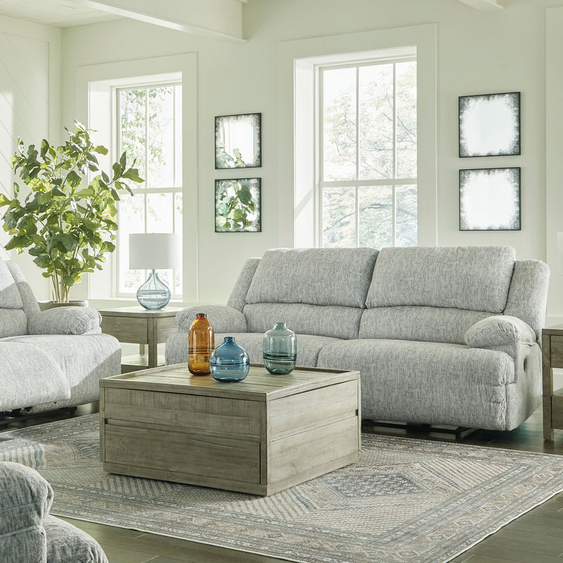 DERBY Canapea 3 locuri cu 2 reclinere manuale, stofă