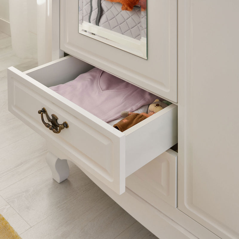 CASIAN Dulap copii, 2 uși, 2 sertare