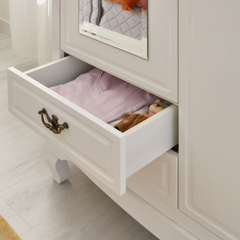 CASIAN Dulap copii, 2 uși, 2 sertare