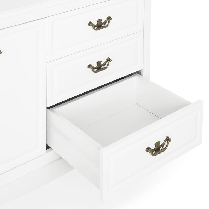 CASIAN Comodă 1 ușă, 3 sertare