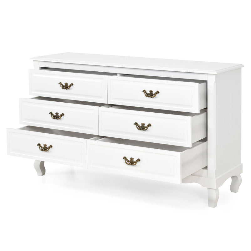 CASIAN Comodă 6 sertare