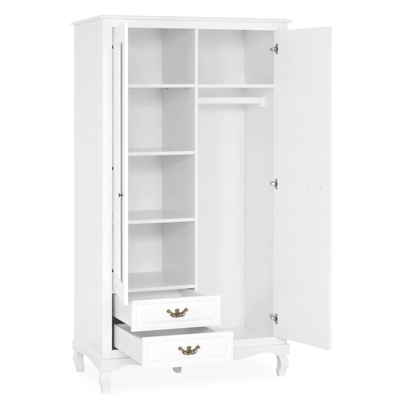 CASIAN Dulap copii, 2 uși, 2 sertare